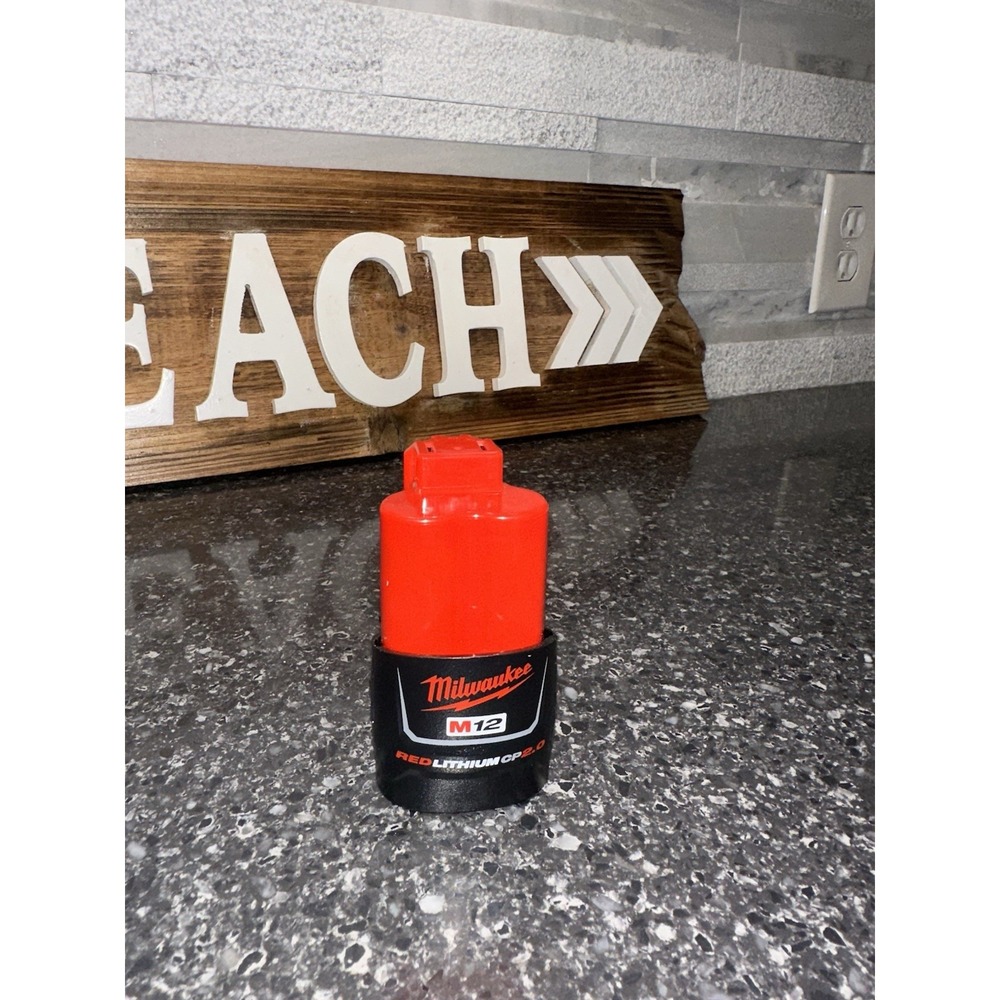 Milwaukee M12 RedLithium CP2.0 Battery M12 Volt LithiumIon 2.0Ah Compact Battery
